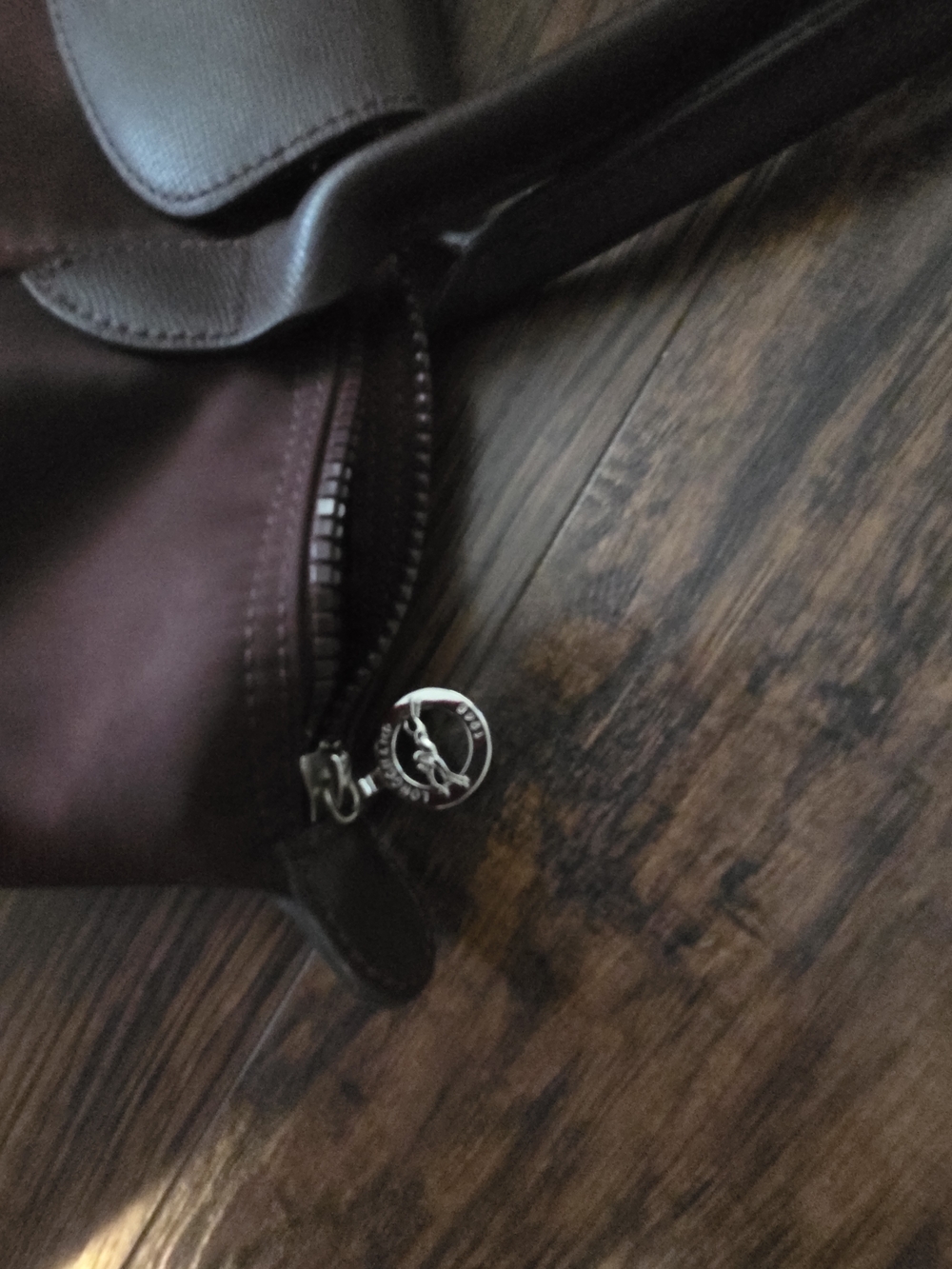 Longchamp Brown Le Pliage Medium Nylon Tote Bag - Picture 4 of 10